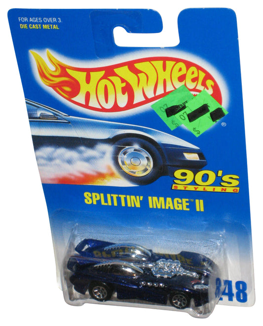 Hot Wheels Splittin' Image II 90's Styling (1992) Mattel Die-Cast Blue Toy Car
