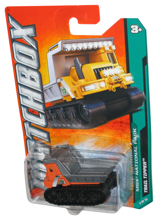 Matchbox MBX National Park (2011) Orange & Gray Trail Tipper Construction Toy 113/120