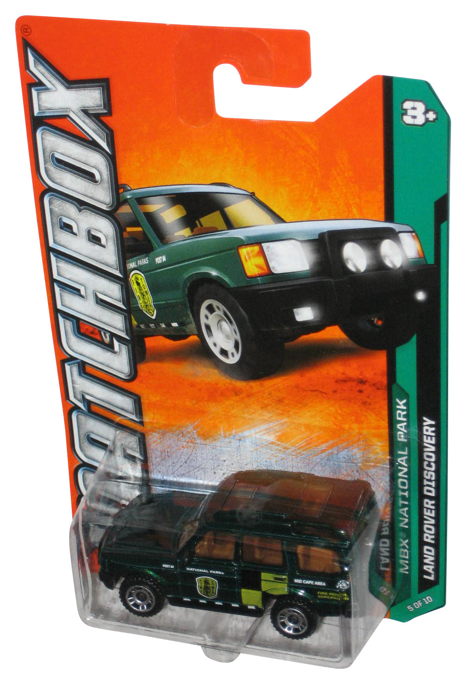Matchbox MBX National Park (2011) Green Land Rover Discovery Toy Car 115/120
