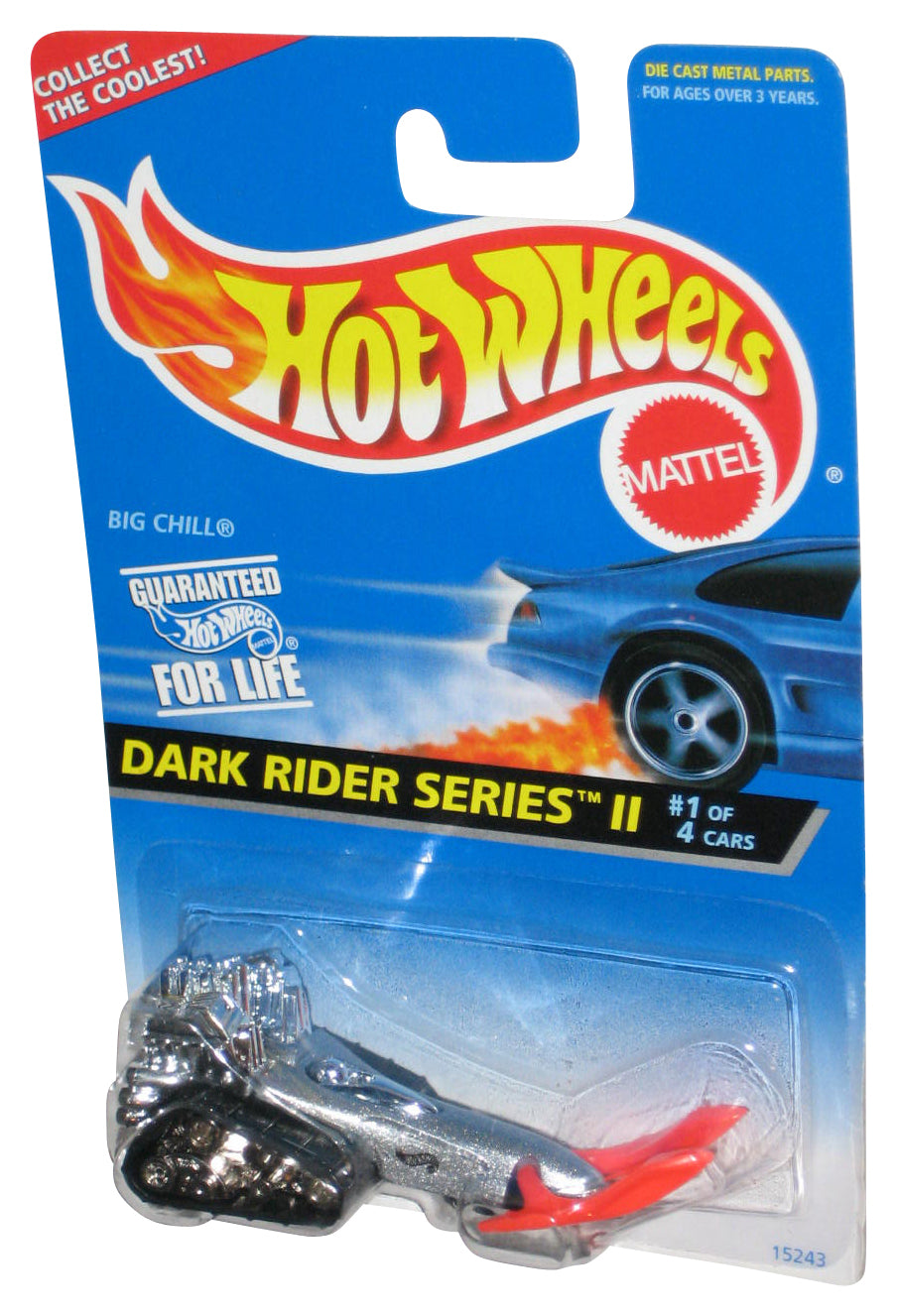 Hot Wheels Dark Rider Series 1/4 (1995) Big Chill Toy Car #400
