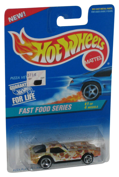 Hot Wheels Fast Food Series 1/4 (1995) Mattel Pizza Vette Toy Car #416