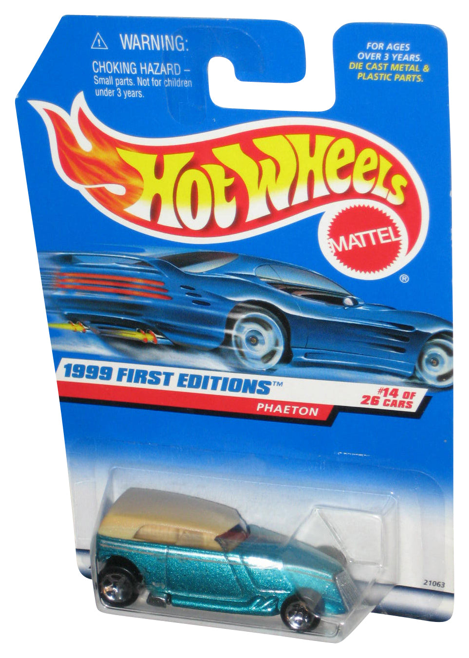 Hot Wheels 1999 First Editions 14/26 Green Phaeton Toy Car #916