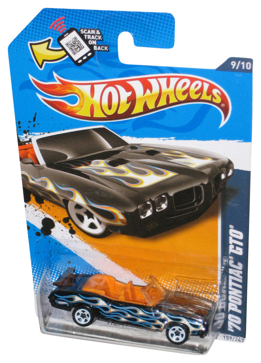 Hot Wheels Heat Fleet '12 Black '70 Pontiac GTO Toy Car 159/247