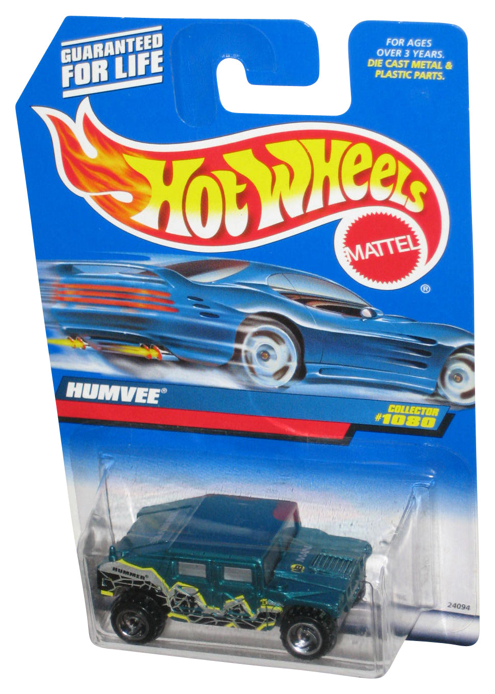 Hot Wheels Humvee (1998) Green Collector Toy Car #1080