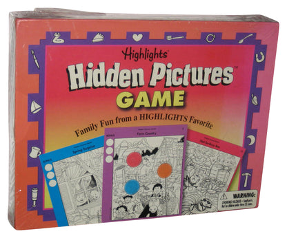 Highlights Hidden Pictures Children Kids Game - (Back Plastic Has Tear)