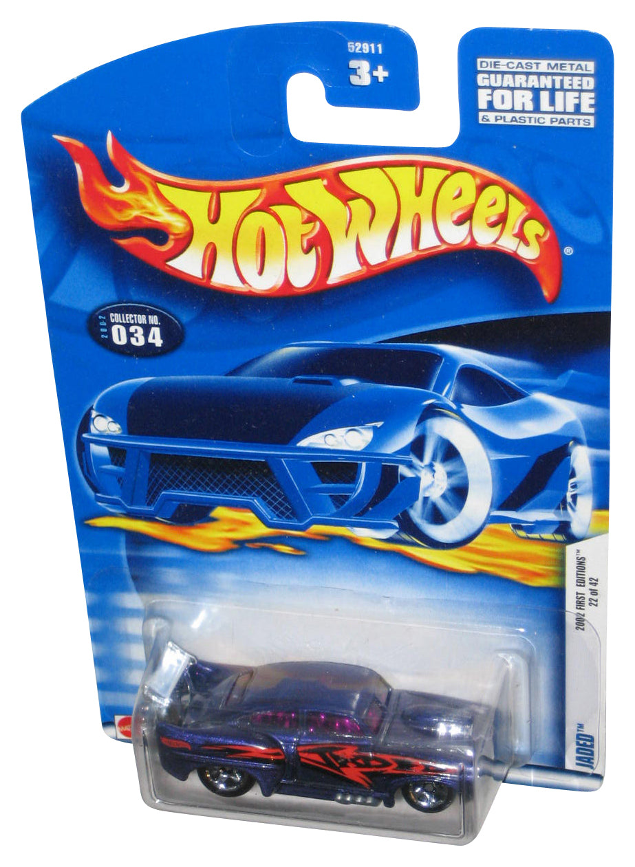 Hot Wheels 2002 First Editions 22/42 Jaded (2002) Purple Toy Car #034