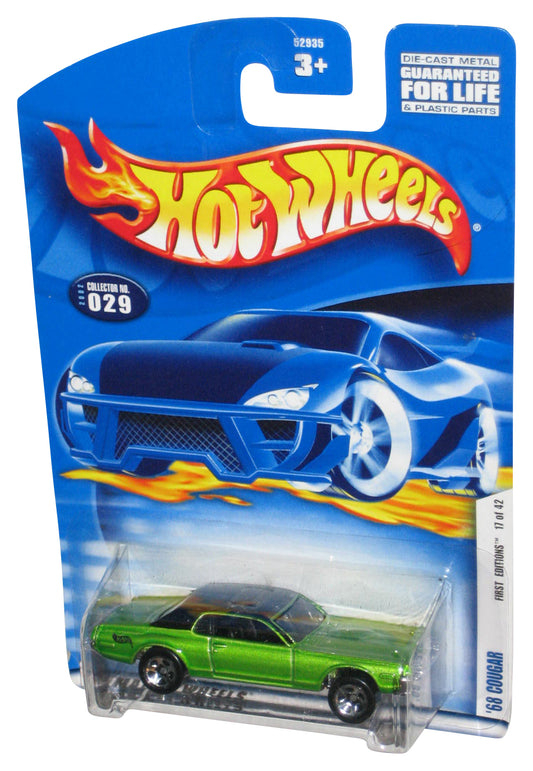 Hot Wheels 2002 First Editions 17/42 Green '68 Cougar Toy Car #029