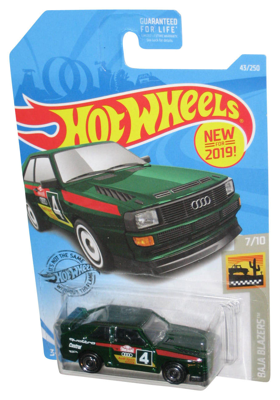 Hot Wheels Baja Blazers 7/10 (2019) Green '84 Audi Sport Quattro Car 43/250