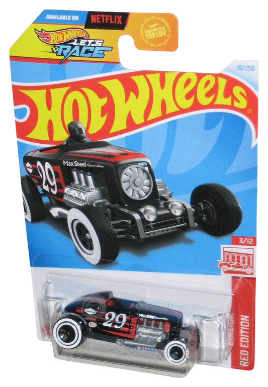 Hot Wheels Red Edition 3/12 (2021) Black Max Steel Car Toy 19/250