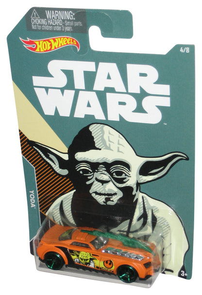 Hot Wheels Star Wars Yoda (2017) Mattel Orange Barbaric Toy Car 4/8