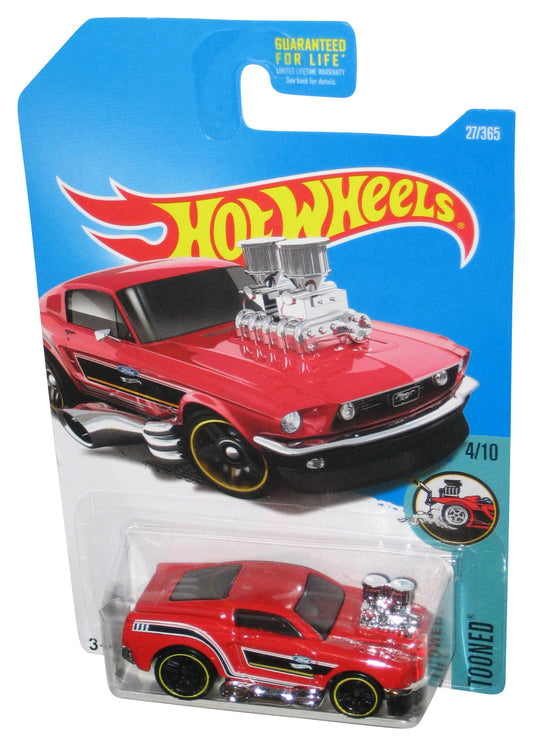 Hot Wheels Tooned 4/10 (2015) Red '68 Mustang Toy Car 27/365 