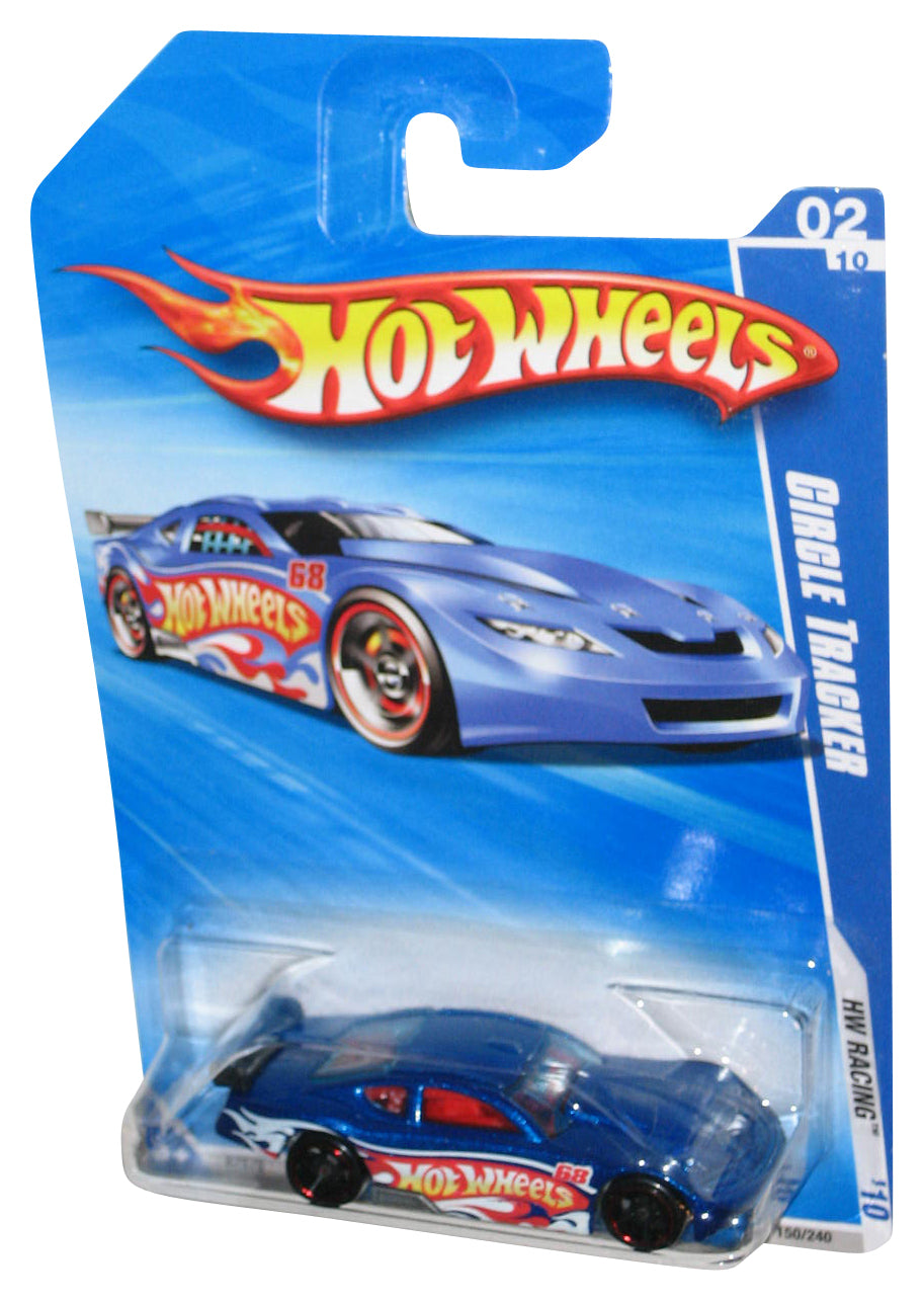 Hot Wheels HW Racing '10 Blue Circle Tracker (2009) Mattel Toy Car 150/240