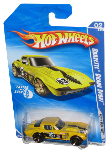 Hot Wheels Faster Than Ever '10 Yellow Corvette Grand Sport Toy Car 130/240
