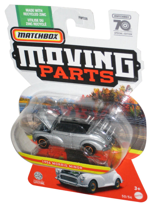 Matchbox Moving Parts (2022) Silver 1956 Morris Minor Toy Car 50/54