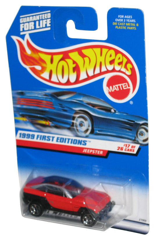Hot Wheels 1999 First Editions 17/26 Red Jeepster Toy Car #922