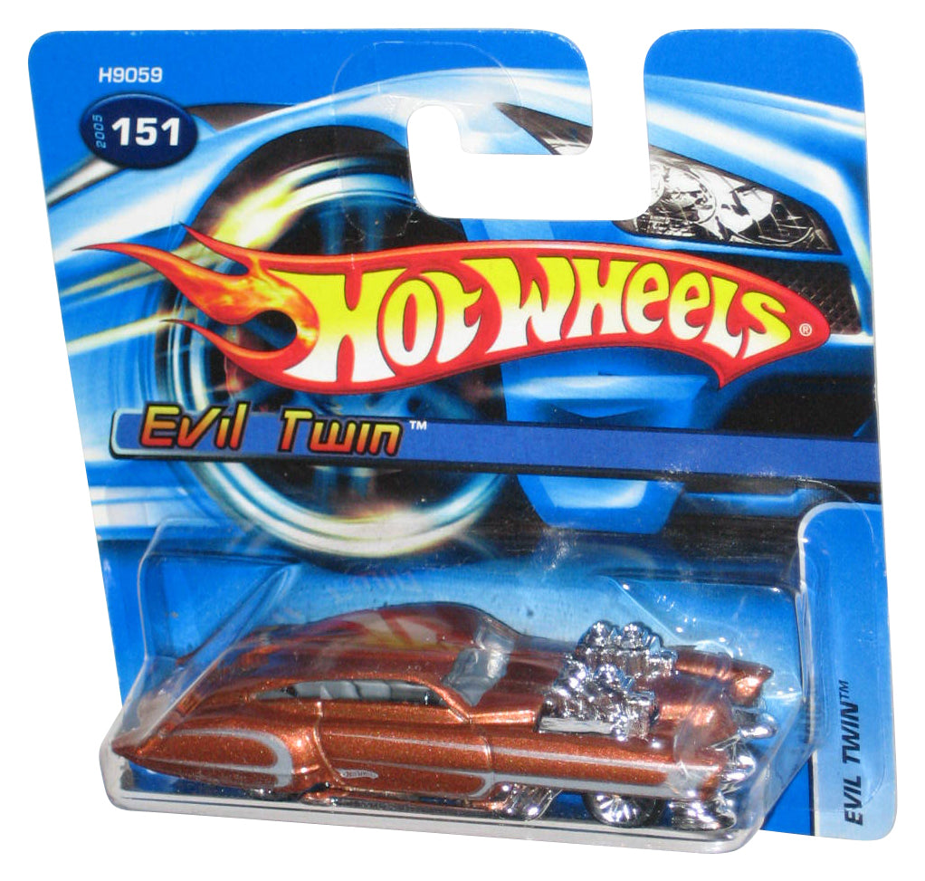 Hot Wheels Evil Twin (2005) Mattel Copper Die-Cast Toy Car 151 - (Short Card)