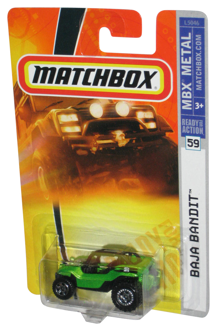 Matchbox MBX Metal (2007) Green Baja Bandit Toy Car #59