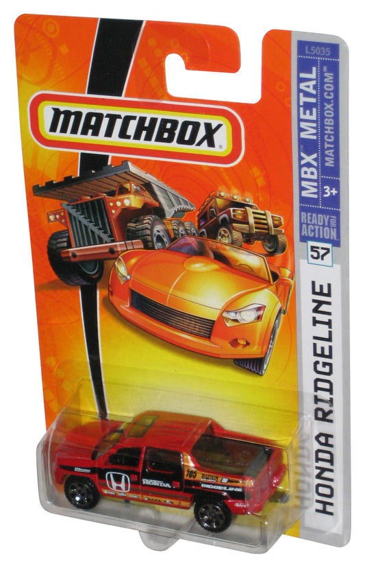 Matchbox MBX Metal (2007) Red Honda Ridgeline Toy Truck #57