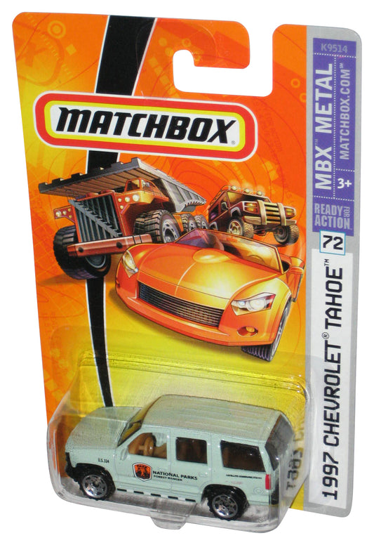 Matchbox MBX Metal (2007) National Parks Green 1997 Chevrolet Tahoe Toy #72