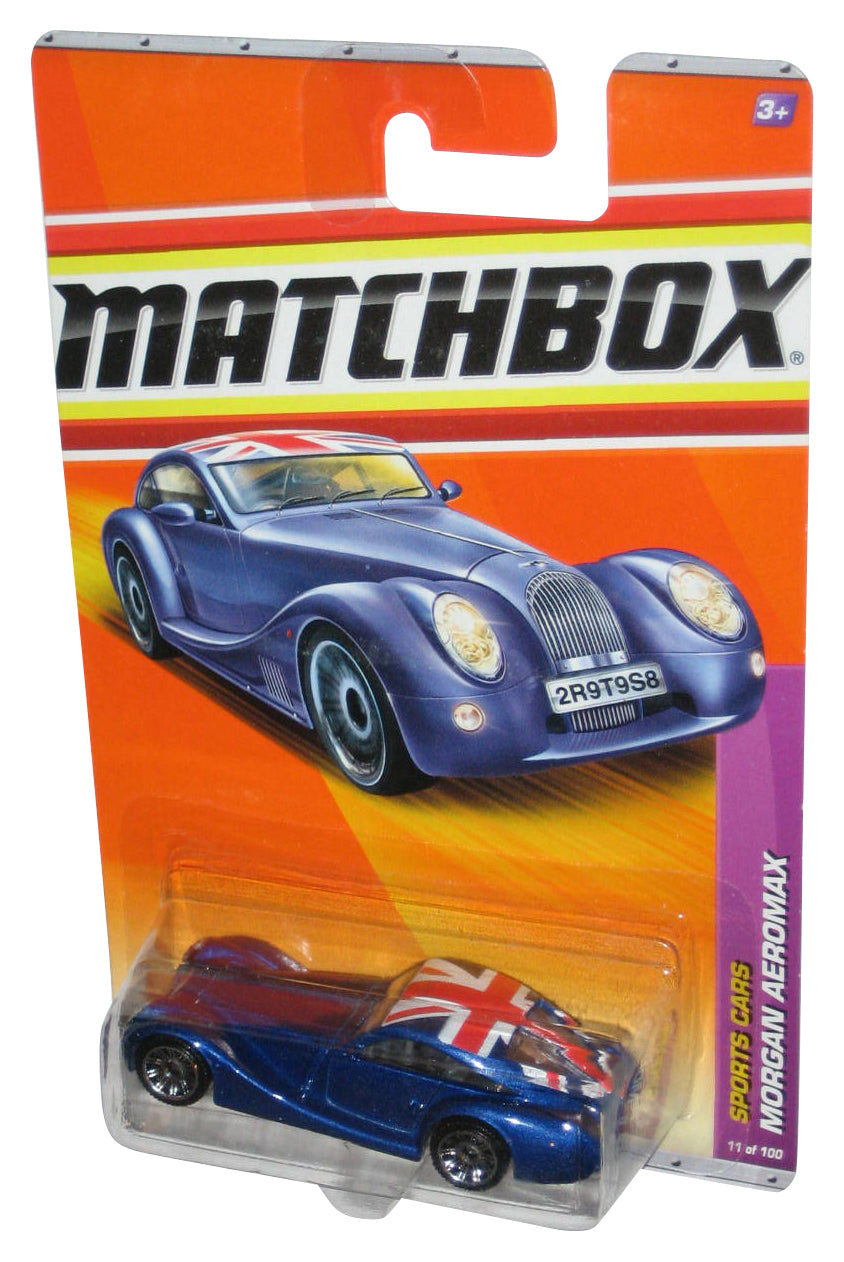 Matchbox Sports Cars (2010) Blue Morgan Aeromax Car 11/100