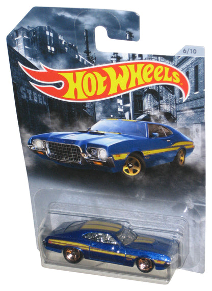 Hot Wheels American Steel (2018) Blue '72 Ford Gran Torino Sport Toy Car 6/10