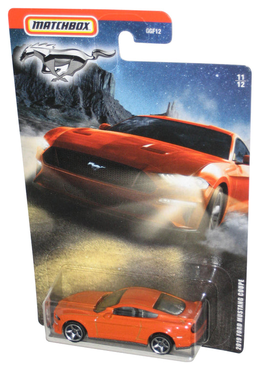 Matchbox Orange 2019 Ford Mustang Coupe Toy Car 11/12 - (Plastic Loose From Card)