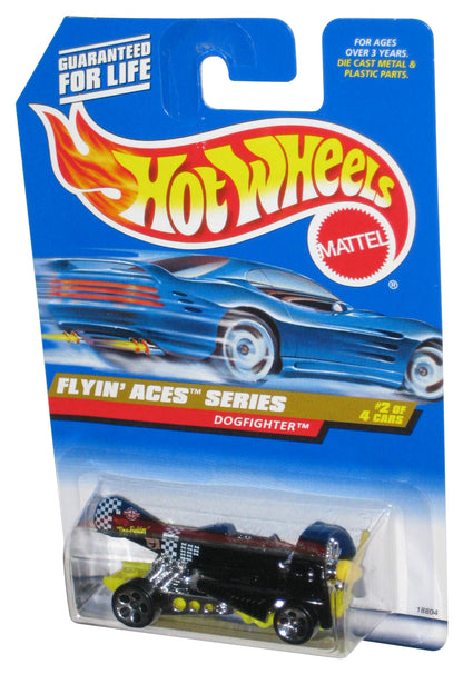 Hot Wheels Flyin' Aces Series 2/4 (1997) Black Dogfighter Toy Car #738