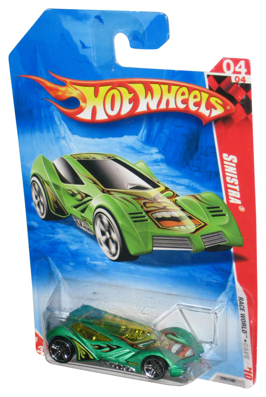 Hot Wheels Race World Cave '10 04/04 (2009) Green Sinistra Toy Car 208/240