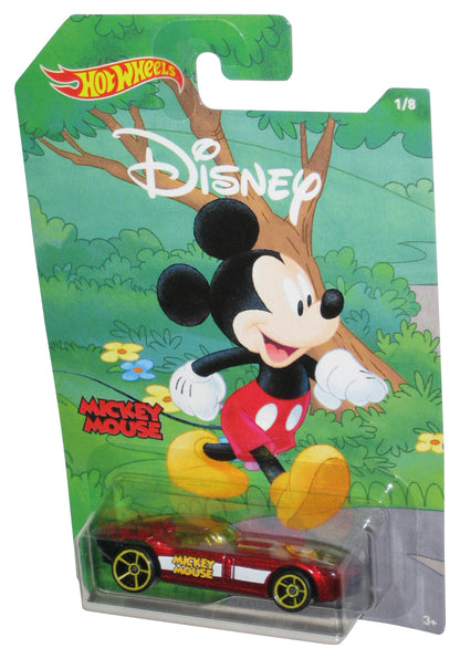 Hot Wheels Disney Mickey Mouse (2017) Red Fast Felion Toy Car 1/8