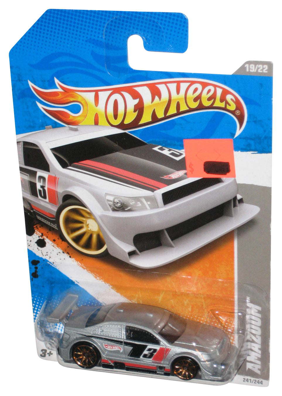 Hot Wheels HW Video Game Heroes 19/22 '11 Silver Amazoom Toy Car 241/244