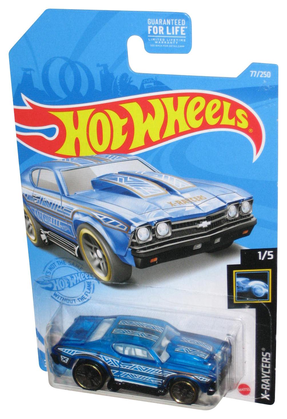 Hot Wheels X-Raycers 1/5 (2020) Blue '69 Chevelle Toy Car 77/250