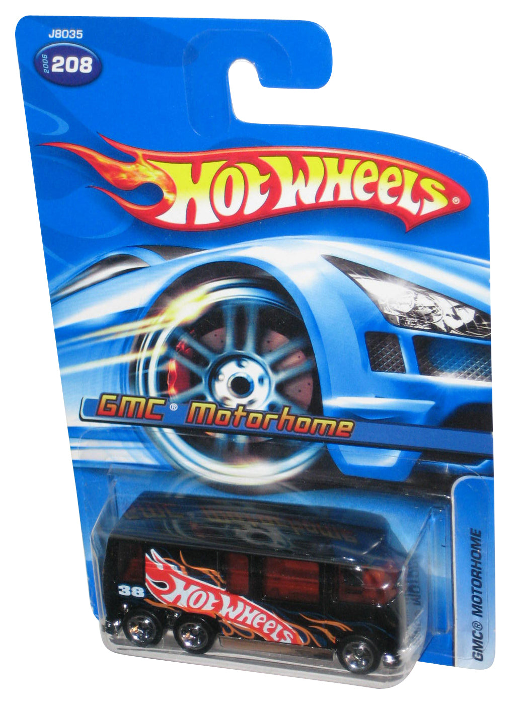 Hot Wheels GMC Motorhome (2006) Mattel Black Toy Vehicle #208
