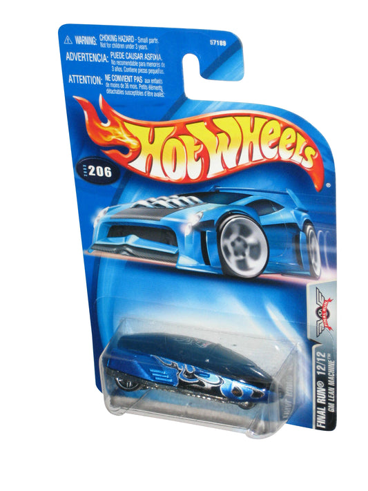 Hot Wheels Final Run 12/12 (2003) Blue GM Lean Machine Toy Car #206