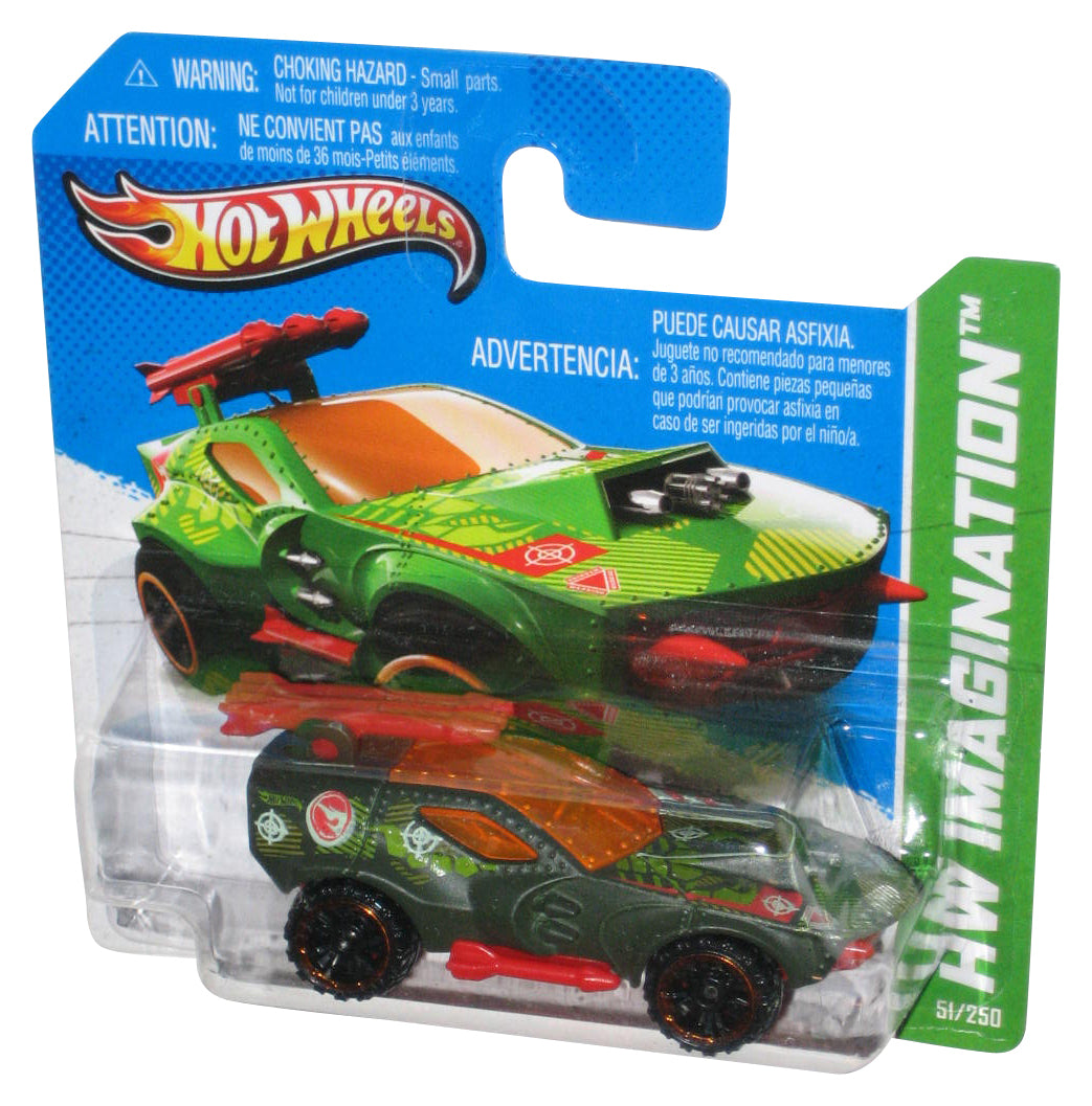 Hot Wheels HW Imagination (2012) Green Sting Rod II Toy Car 51/250 - (Short Card)