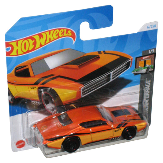 Hot Wheels HW Dream Garage 1/5 (2021) Orange Custom Otto Toy Car 6/250 - (Short Card)