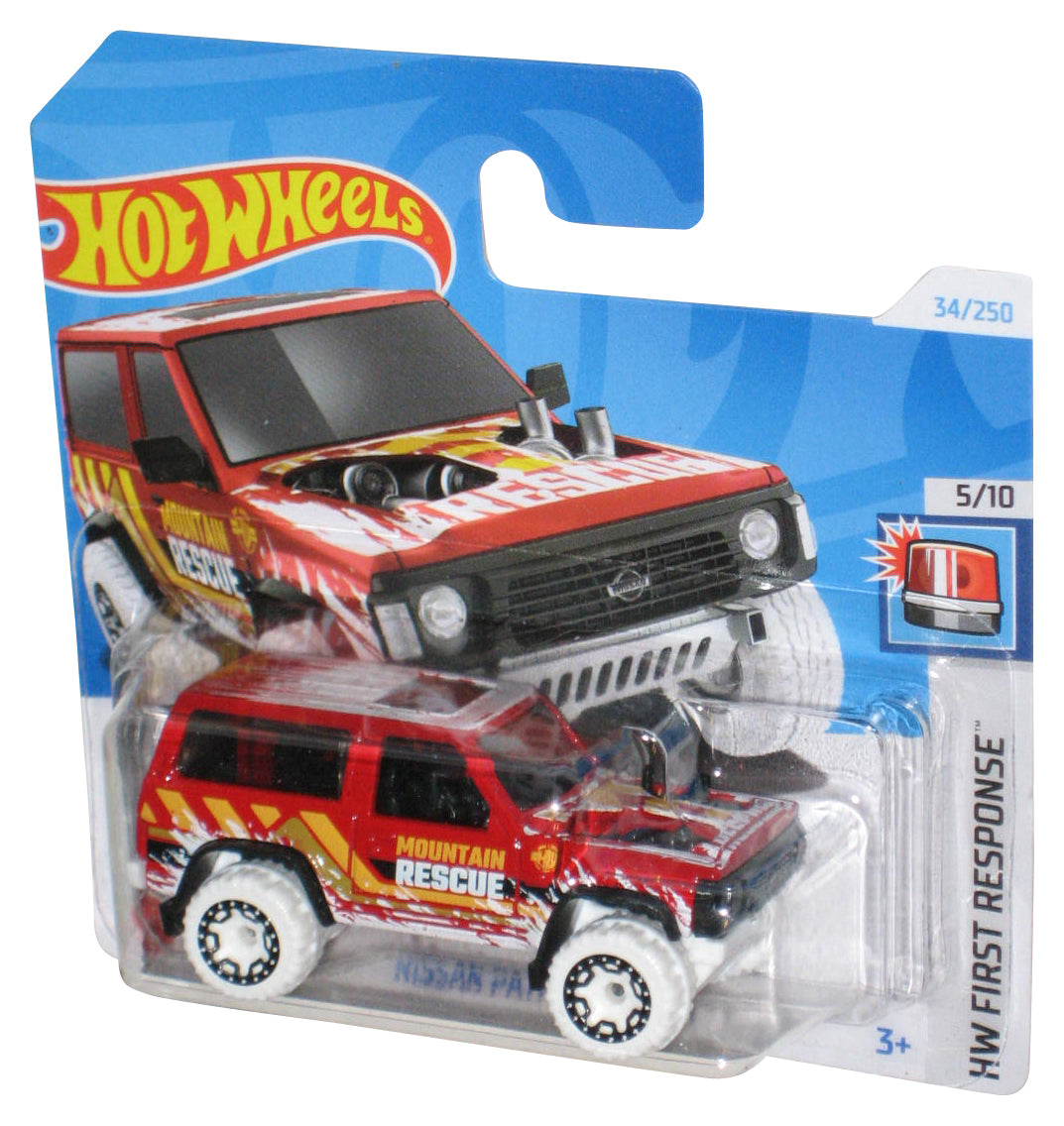 Hot Wheels HW First Response 5/10 (2021) Red Nissan Patrol Custom Toy Car 34/250 - (Short Card)