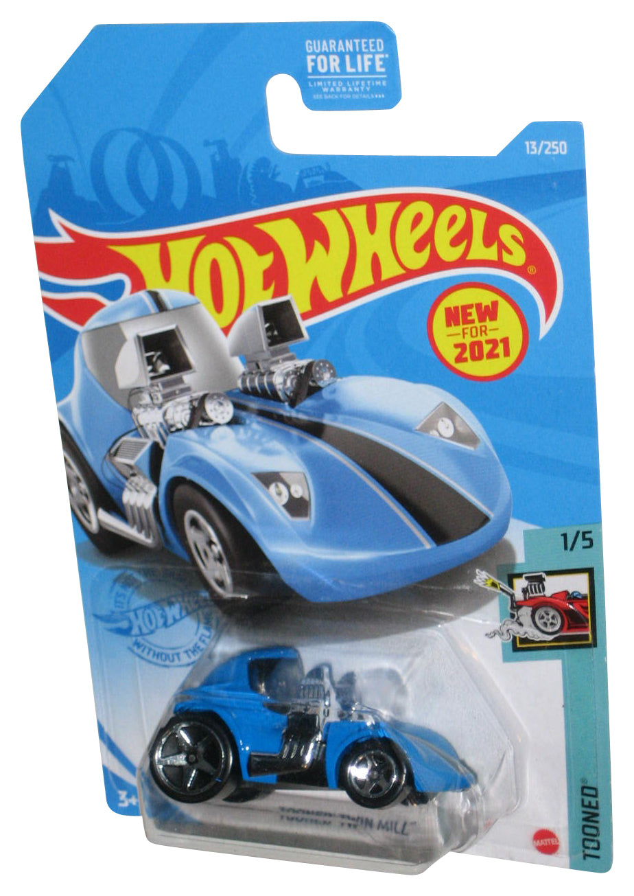 Hot Wheels Tooned 1/5 Twin Mill (2018) Blue Toy Car 13/250