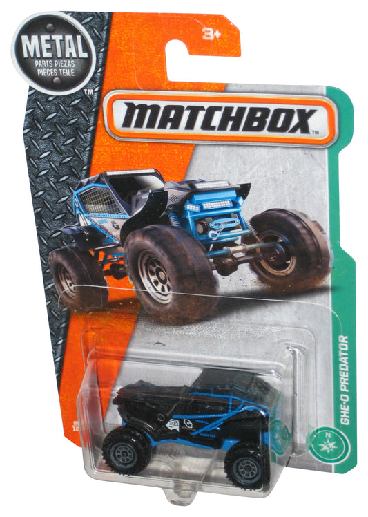 Matchbox Ghe-O Predator (2016) Mattel Blue Toy Car 88/125