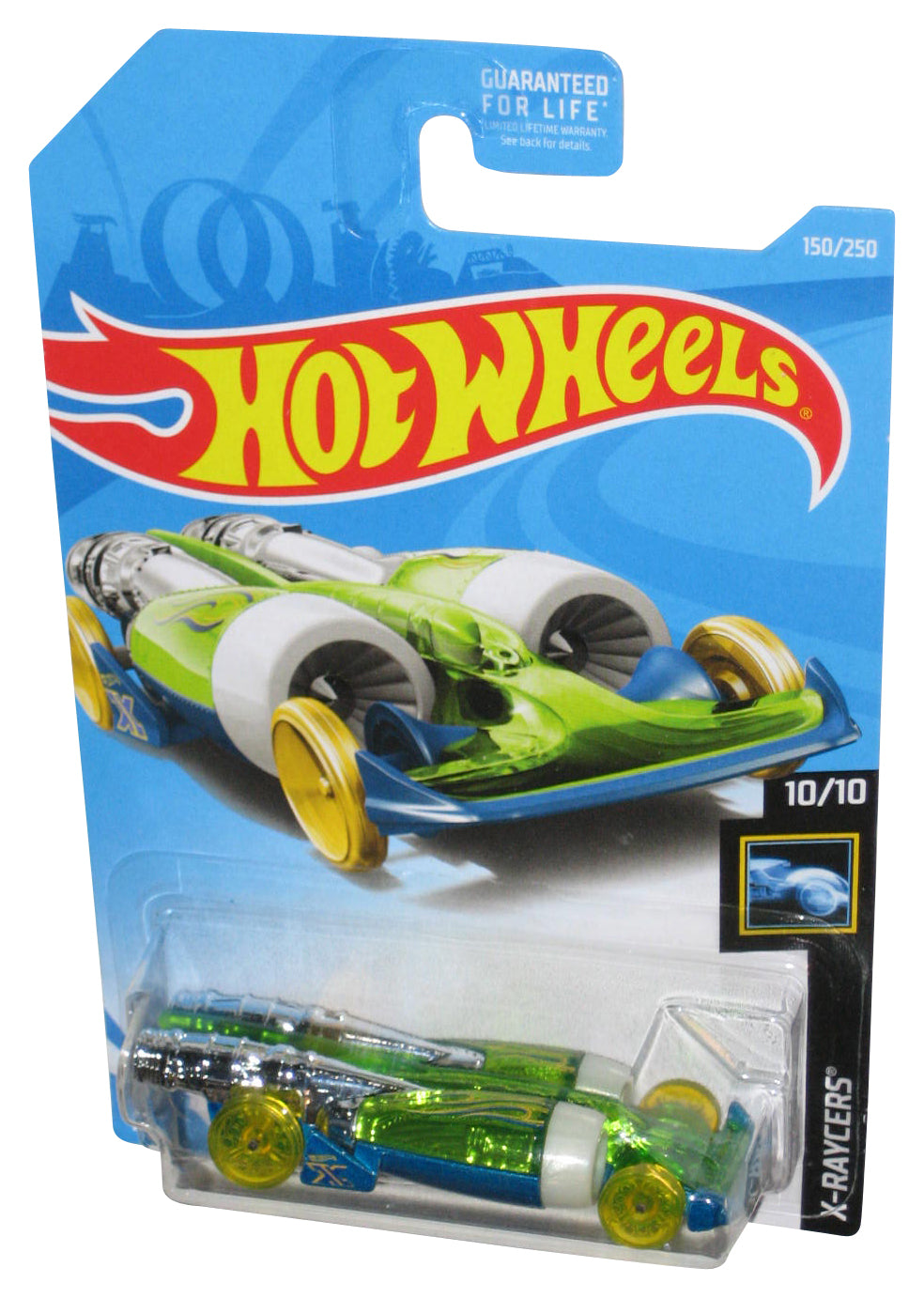Hot Wheels X-Raycers 10/10 (2017) Green & Blue Salt Shaker Car 150/250