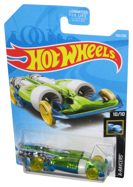 Hot Wheels X-Raycers 10/10 (2017) Green & Blue Salt Shaker Car 150/250