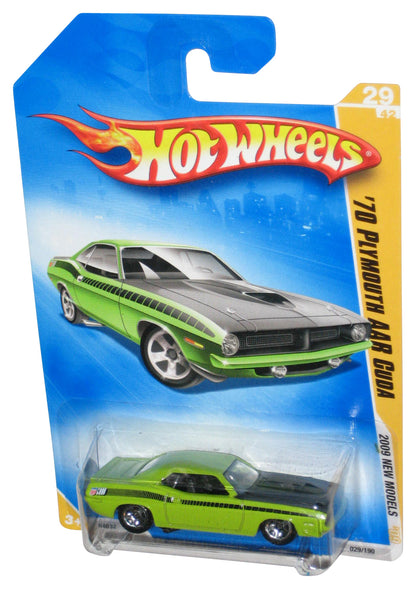 Hot Wheels 2009 New Models 29/42 Green '70 Plymouth AAR Cuda Toy Car 029/190