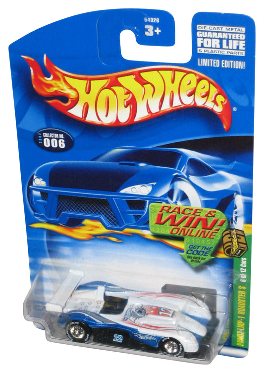 Hot Wheels Treasure Hunt 6/12 (2002) White Panoz LMP-1 Roadster S Toy Car #006