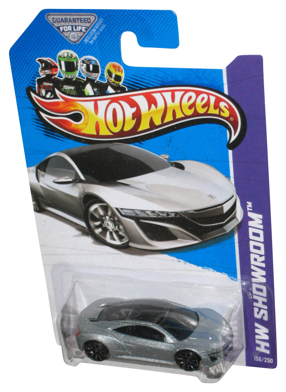 Hot Wheels HW Showroom (2012) Silver '12 Acura NSX Concept Toy Car 156/250