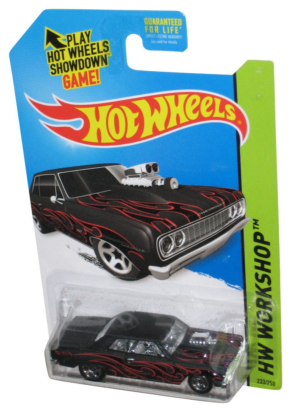 Hot Wheels HW Workshop (2013) Black '64 Chevy Chevelle SS Toy Car 233/250