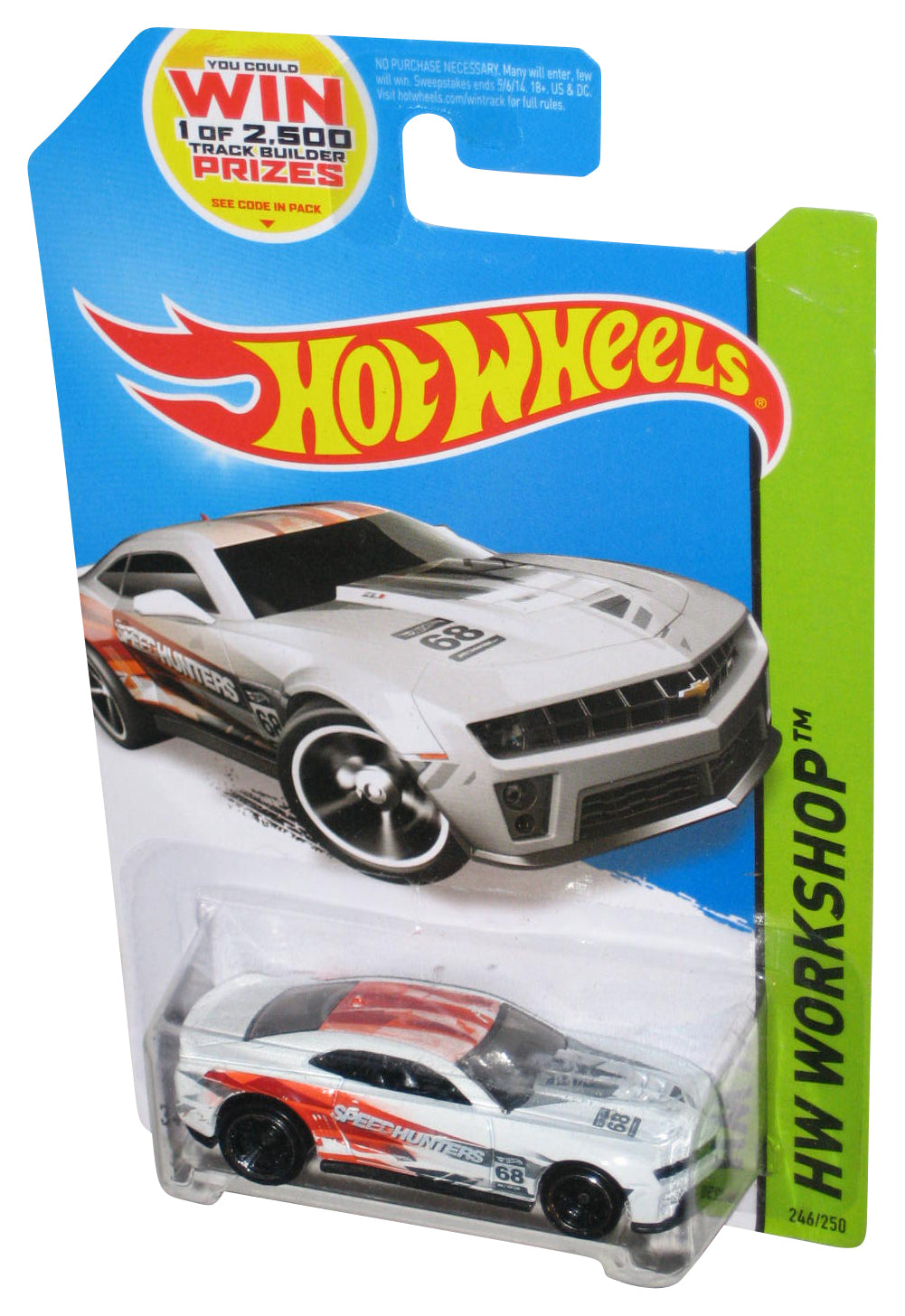 Hot Wheels HW Workshop (2013) White '12 Camaro ZL1 Concept Car 246/250