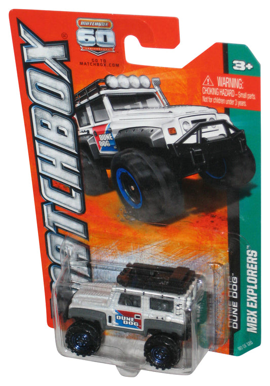 Matchbox MBX Explorers (2012) Dune Dog White Toy Car 80/120