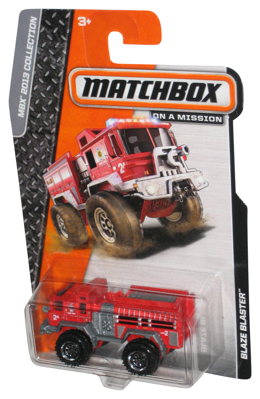 Matchbox MBX 2013 Collection Red Blaze Blaster Toy Truck