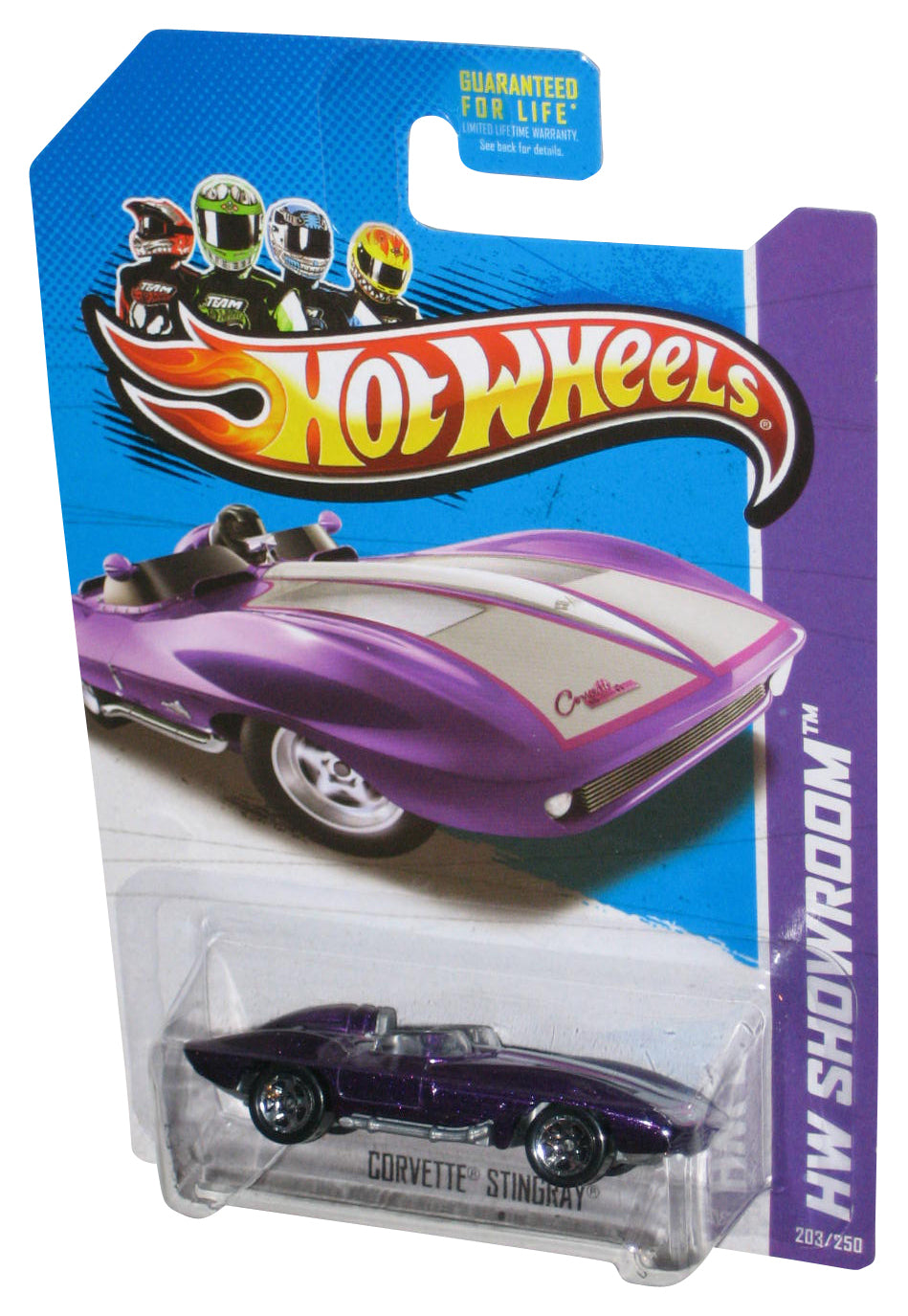 Hot Wheels HW Showroom (2012) Purple Corvette Stingray Toy Car 203/250