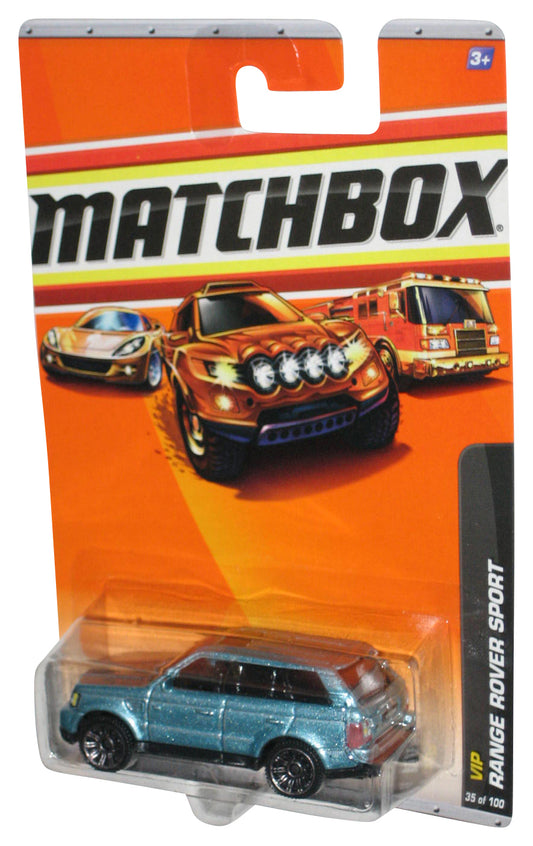 Matchbox VIP Range Rover Sport (2010) Blue Toy Car 35/100