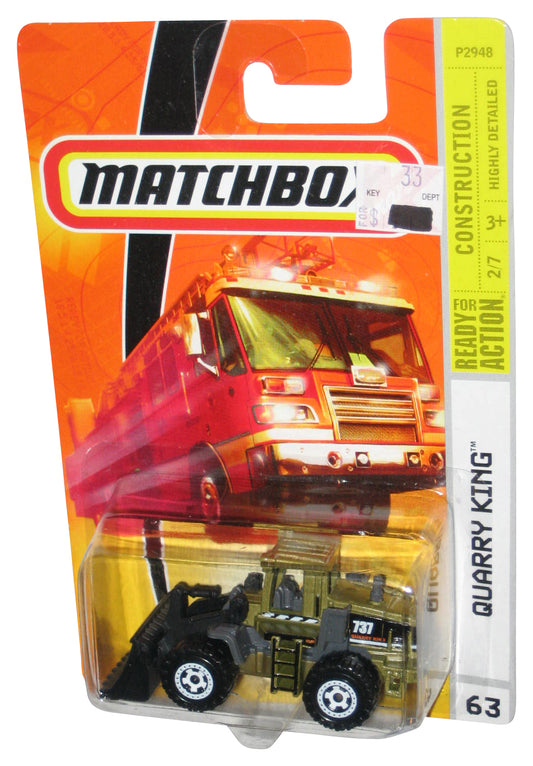 Matchbox Construction 2/7 (2008) Green Quarry King Toy #63